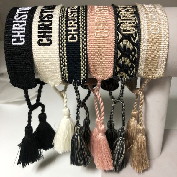 bangles jewelry handmade signature embroidered daisy cotton women mens woven fabric tassel adjustable bracelet, Black
bangles jewelry handmade signature embroidered daisy cotton women mens woven fabric tassel adjustable bracelet, Black
