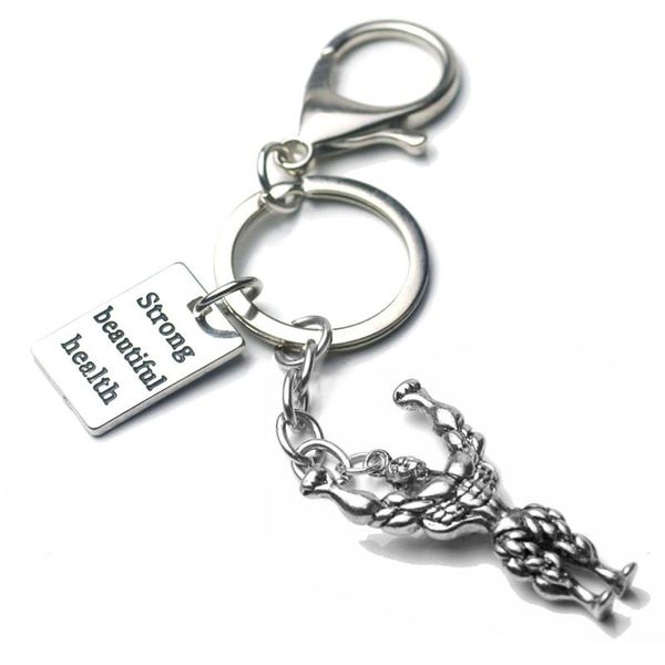 keychains fitness muscle man charms keychain engraved hippie gym quotes key ring car purse bag buckle pendant men sports hip hop jewelry, Silver
keychains fitness muscle man charms keychain engraved hippie gym quotes key ring car purse bag buckle pendant men sports hip hop jewelry, Silver
