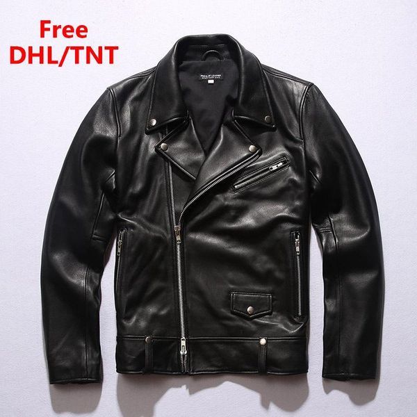 2020 fashion sheepskin jackets men moto biker genuine leather jacket coat autumn casual sheepskin coats dhl/tnt1, Black
2020 fashion sheepskin jackets men moto biker genuine leather jacket coat autumn casual sheepskin coats dhl/tnt1, Black