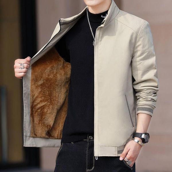 2020 men's autumn and winter warm work clothing cotton fleece stand-up collar cotton-padded clothes, Black
2020 men's autumn and winter warm work clothing cotton fleece stand-up collar cotton-padded clothes, Black