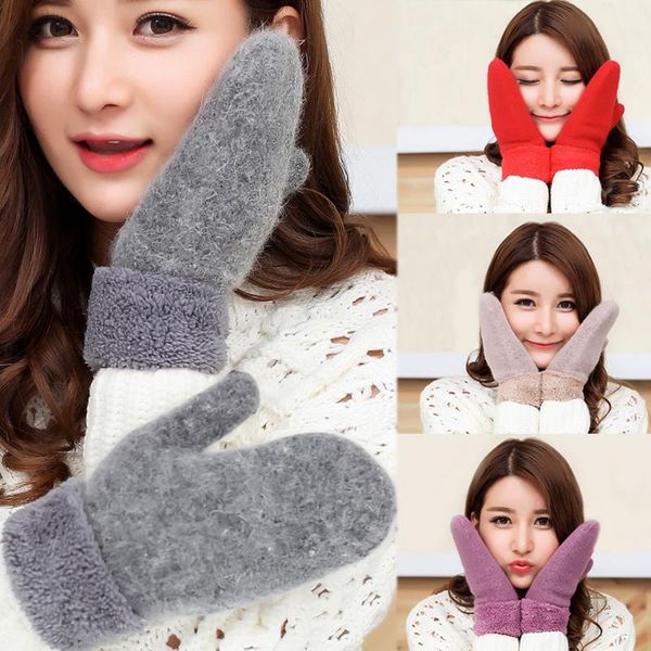 solid color double thickening velvet cashmere lovely gloves winter knit ladies warm size 1pair wool thicker girls female, Blue;gray
solid color double thickening velvet cashmere lovely gloves winter knit ladies warm size 1pair wool thicker girls female, Blue;gray
