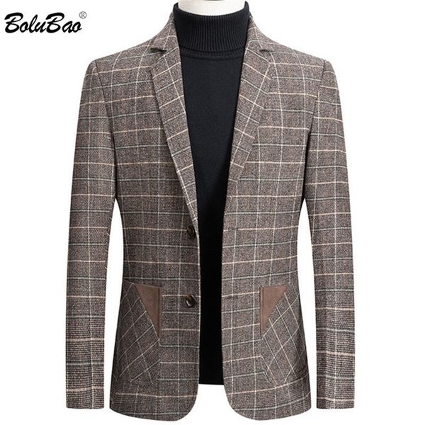 bolubao brand men blazer personality wild men's suit jacket fashion plaid print slim fit warm blazer coat male lj201103, White;black
bolubao brand men blazer personality wild men's suit jacket fashion plaid print slim fit warm blazer coat male lj201103, White;black