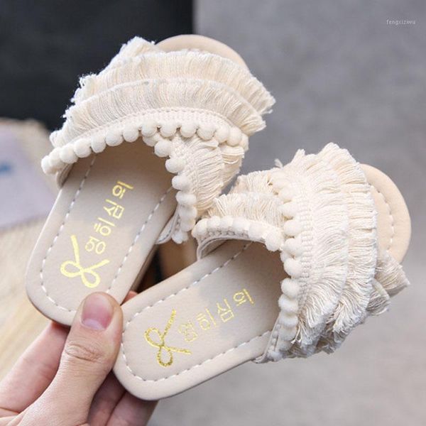 slipper girl summer slippers tassels flats shoes for kids casual slip-on children size 21-30 slipper1, Black;grey
slipper girl summer slippers tassels flats shoes for kids casual slip-on children size 21-30 slipper1, Black;grey