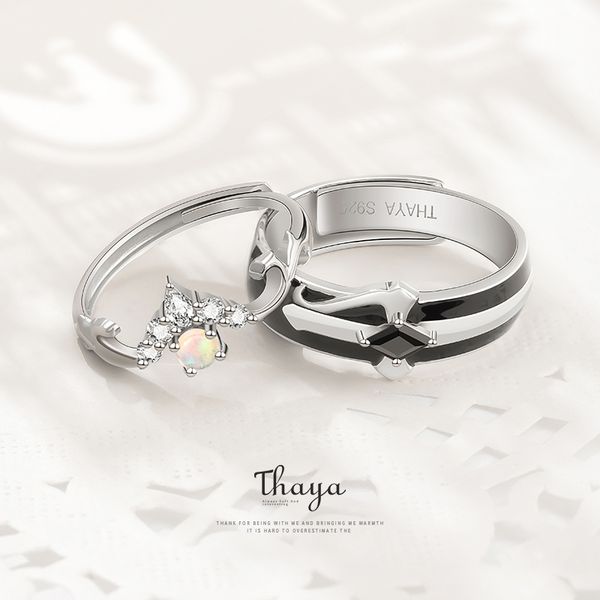 fairy tales series thaya s925 sterling silver rings colorful opal design couple rings for women girl luxury jewelry 201006, Golden;silver
fairy tales series thaya s925 sterling silver rings colorful opal design couple rings for women girl luxury jewelry 201006, Golden;silver