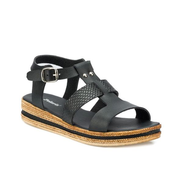 flo 315293.z black women sandals polaris