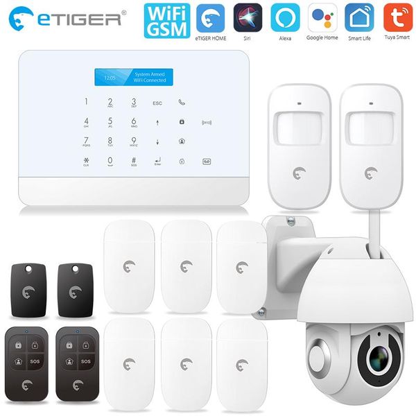 alarm systems etiger s6 tuya smart wifi/gsm security motion detector home system with outdoor camera
alarm systems etiger s6 tuya smart wifi/gsm security motion detector home system with outdoor camera