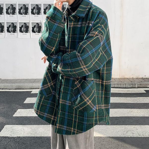 men's wool & blends neploha men's casual oversize woolen coat 2021 winter woman plaid warm long sleeve coats male streetwear windb, Black
men's wool & blends neploha men's casual oversize woolen coat 2021 winter woman plaid warm long sleeve coats male streetwear windb, Black