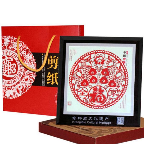chinese style gift hand-cut paper-cut window-cut picture frame paper-cut picture present for going abroad
chinese style gift hand-cut paper-cut window-cut picture frame paper-cut picture present for going abroad