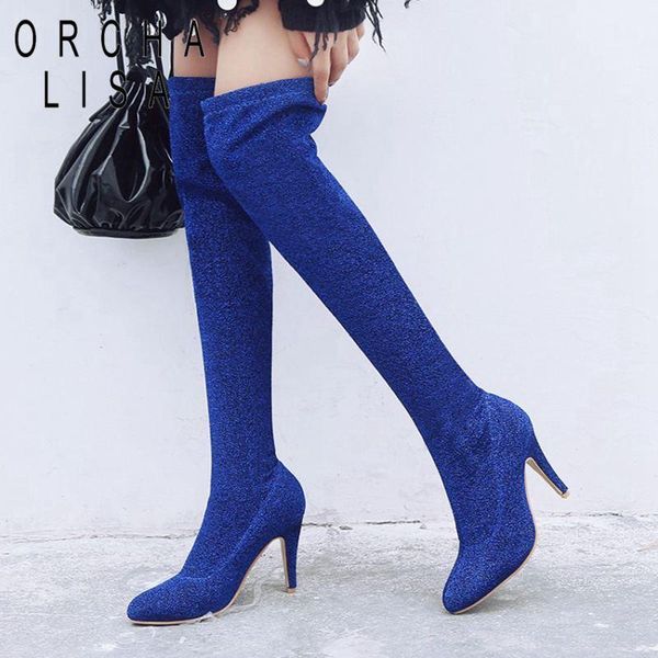 orcha lisa 10cm thin heels shoes woman thigh high heel boots over the knee boots long booties lady shoes big size 14 16 171, Black
orcha lisa 10cm thin heels shoes woman thigh high heel boots over the knee boots long booties lady shoes big size 14 16 171, Black