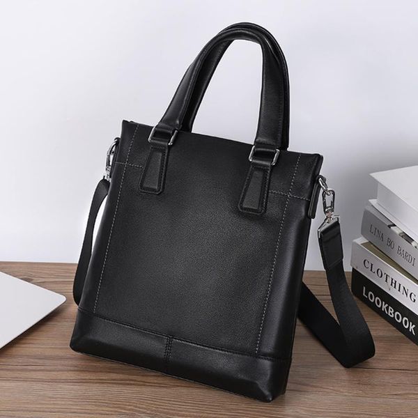 simple men briefcase business bag black genuine leather shoulder bags for men fashion tote bags travel handbags male
simple men briefcase business bag black genuine leather shoulder bags for men fashion tote bags travel handbags male