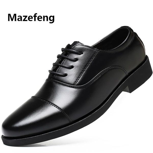 dress shoes mazefeng 2021 fashion men business flats breathable instructor flat male round toe, Black
dress shoes mazefeng 2021 fashion men business flats breathable instructor flat male round toe, Black