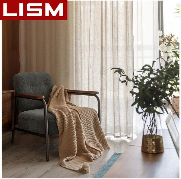 lism tulle sheer curtains for living room solid linen voile curtains for bedroom japan style home decoration window blind drape
lism tulle sheer curtains for living room solid linen voile curtains for bedroom japan style home decoration window blind drape
