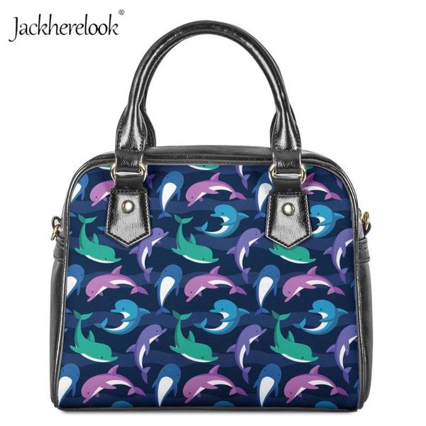 jackherelook dolphins print women handbag brand ocean style ladies totes messenger bags leather shoulder bags woman
jackherelook dolphins print women handbag brand ocean style ladies totes messenger bags leather shoulder bags woman