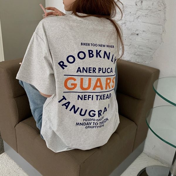 nqe9i korean lazy oose printed letters on back coat t-shirt short and 2020 t-shirt for women's summer sleeve fhkfg, White
nqe9i korean lazy oose printed letters on back coat t-shirt short and 2020 t-shirt for women's summer sleeve fhkfg, White
