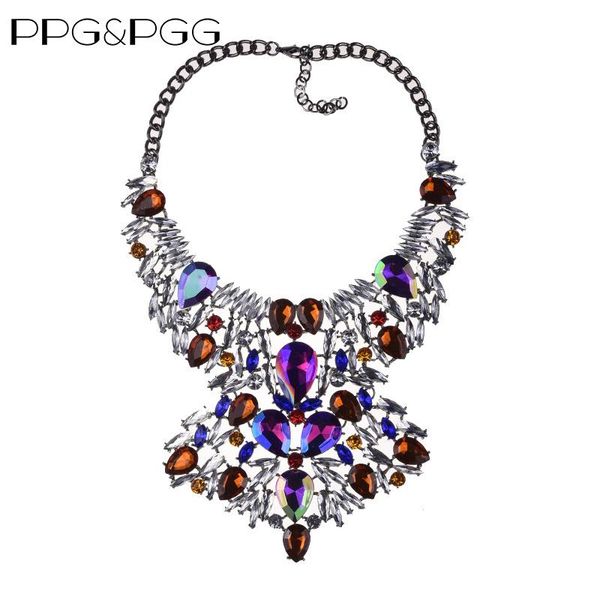 ppg&pgg new women fashion charm jewelry luxury custom choker necklace long crystal statement necklaces pendants 2020, Silver
ppg&pgg new women fashion charm jewelry luxury custom choker necklace long crystal statement necklaces pendants 2020, Silver