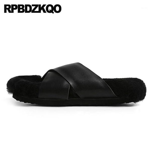 slippers real fur sheepskin sandals wool slides leather luxury shoes women designers korean fluffy plush winter 5 furry black1, Black
slippers real fur sheepskin sandals wool slides leather luxury shoes women designers korean fluffy plush winter 5 furry black1, Black