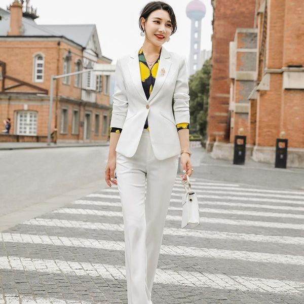 women's two piece pants elegant autumn white black red pant suits for women 2 set single button blazer jacket trousers office lady plus
women's two piece pants elegant autumn white black red pant suits for women 2 set single button blazer jacket trousers office lady plus