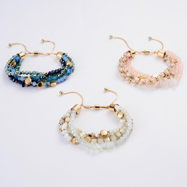 b196 vintage bohemian style colorful crystal beaded multilayer winding bracelets bangles jewelry for women girlfriend gift, Golden;silver
b196 vintage bohemian style colorful crystal beaded multilayer winding bracelets bangles jewelry for women girlfriend gift, Golden;silver