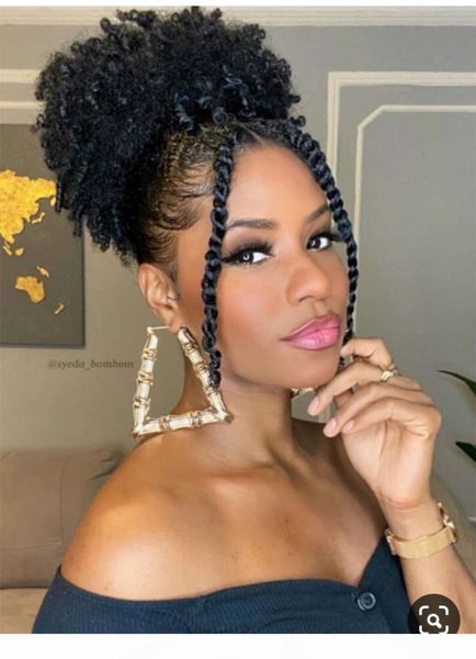 new easy&quick ponytail bun hairstyle high puff 10a brazilian afro kinky curly clip extension girl updo human hair 120g, Black
new easy&quick ponytail bun hairstyle high puff 10a brazilian afro kinky curly clip extension girl updo human hair 120g, Black