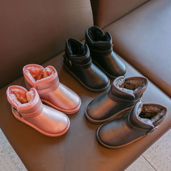 new winter boys' girls' cotton 2020 thickened plush snow boots soft soled children' sho, Black;grey
new winter boys' girls' cotton 2020 thickened plush snow boots soft soled children' sho, Black;grey