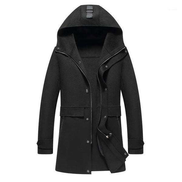 brand-clothing men's winter jackets korean fashion plus size hooded woolen coat men breasted slim long coats male1, Black
brand-clothing men's winter jackets korean fashion plus size hooded woolen coat men breasted slim long coats male1, Black