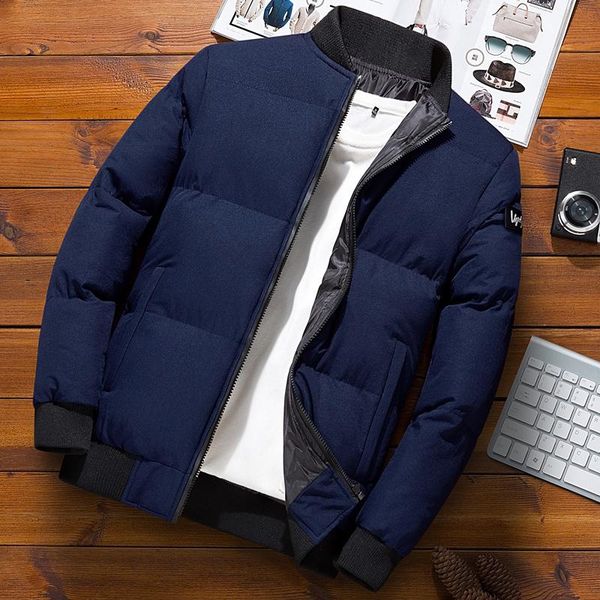 legible men parka casual winter jacket men warm jackets male solid color stand collar zip up parka coats, Black
legible men parka casual winter jacket men warm jackets male solid color stand collar zip up parka coats, Black