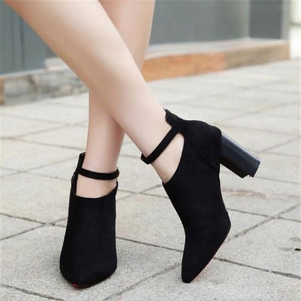 3 colour women shoes winter autumn casual women high heels pumps warm ankle boots botas shoes mujer zapatos size 35-42, Black
3 colour women shoes winter autumn casual women high heels pumps warm ankle boots botas shoes mujer zapatos size 35-42, Black