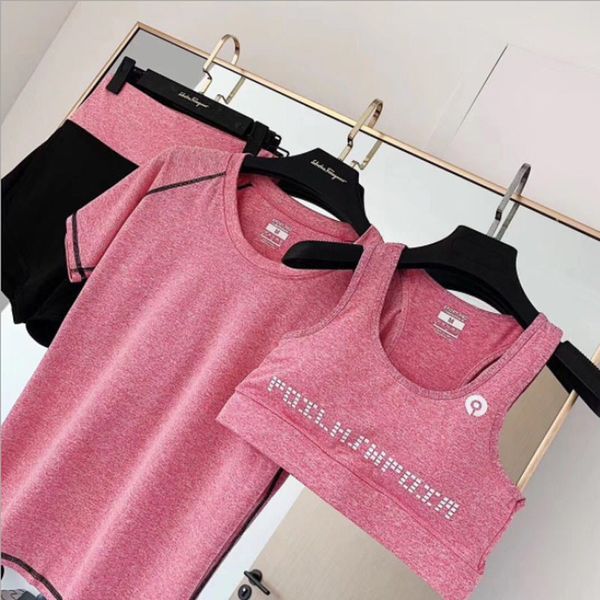 yoga outfits 3 piece set sport wear for women gym sports bra and t-shirt quick-drying shorts seamless running workout fitness sportswear, White;red
yoga outfits 3 piece set sport wear for women gym sports bra and t-shirt quick-drying shorts seamless running workout fitness sportswear, White;red