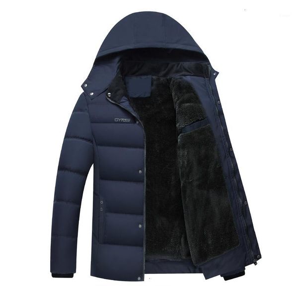 men's down & parkas legible 2021 casual men parka fleece thicken warm winter jacket hooded overcoat cotton-padded jacket1, Black
men's down & parkas legible 2021 casual men parka fleece thicken warm winter jacket hooded overcoat cotton-padded jacket1, Black