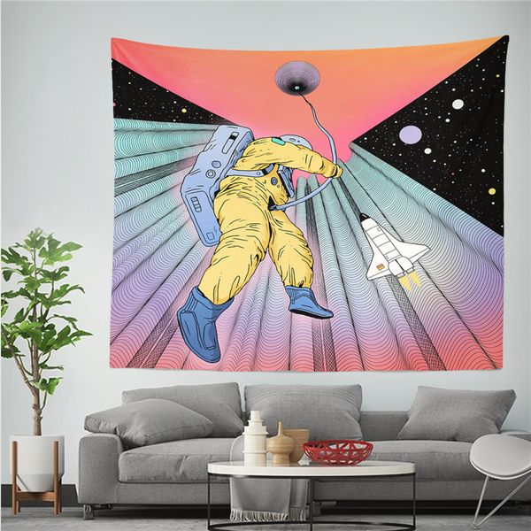 spaceman astronaut wall hanging tapestry hippie psychedelic polyestry printed tapestries bedroom background decor wall carpet
spaceman astronaut wall hanging tapestry hippie psychedelic polyestry printed tapestries bedroom background decor wall carpet
