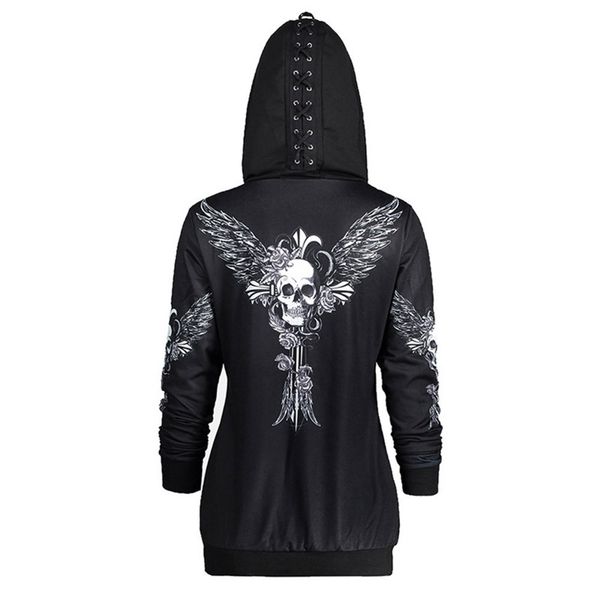 rosetic gothic skull hooded hoodies women halloween coat fashion zipper fitness streetwear cool girls black hoodie sweatshirt y200706
rosetic gothic skull hooded hoodies women halloween coat fashion zipper fitness streetwear cool girls black hoodie sweatshirt y200706