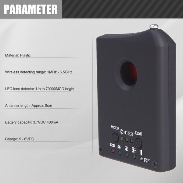 anti- detector ldrf-dt1 camera gsm audio bug finder gps signal lens rf tracker 
anti- detector ldrf-dt1 camera gsm audio bug finder gps signal lens rf tracker
