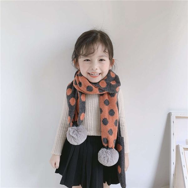 children's korean winter wool polka dot scarf knitted double-sided color boys and girls warm neck fashionctnn, Red;brown
children's korean winter wool polka dot scarf knitted double-sided color boys and girls warm neck fashionctnn, Red;brown