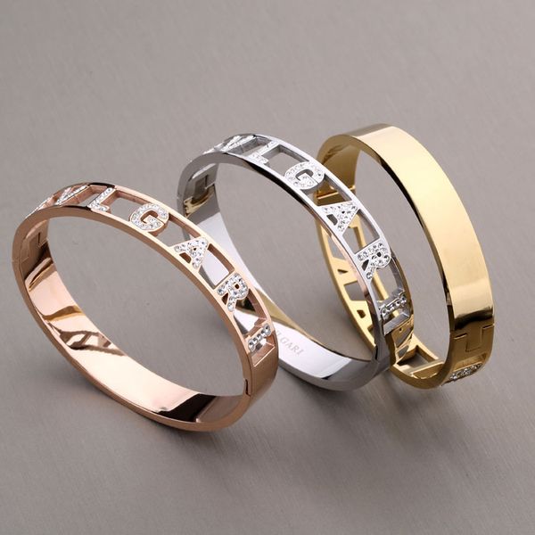 luxury diamond bangle brand designer gold silver cz bangles stainless steel bracelets ing, Black
luxury diamond bangle brand designer gold silver cz bangles stainless steel bracelets ing, Black