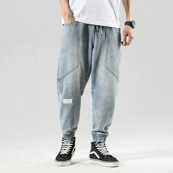 men's jeans 2021 fashion men pants mens loose fit cargo male streetwear hip hop harem jeansman joggers trousers, Blue
men's jeans 2021 fashion men pants mens loose fit cargo male streetwear hip hop harem jeansman joggers trousers, Blue