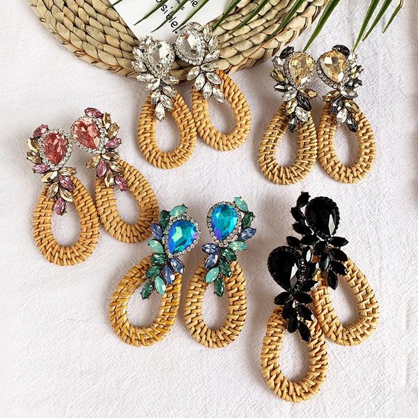 heart rattan knit wooden drop earrings vintage handmade leaf flower crystal dangle earrings for women jewelry christmas gift, Silver
heart rattan knit wooden drop earrings vintage handmade leaf flower crystal dangle earrings for women jewelry christmas gift, Silver