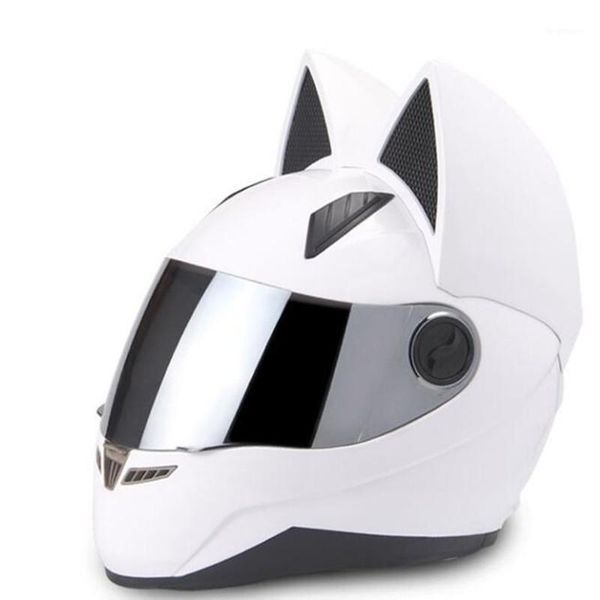 nitrinos brand men women personality cat helmet motorcycle helmet capacete dot white full face racing1
nitrinos brand men women personality cat helmet motorcycle helmet capacete dot white full face racing1