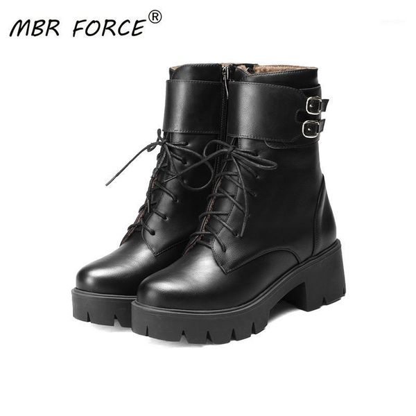 mbr force new fashion women classic short ankle boots quality comfort thick sole lace up square heel platform shoe botines mujer1, Black
mbr force new fashion women classic short ankle boots quality comfort thick sole lace up square heel platform shoe botines mujer1, Black