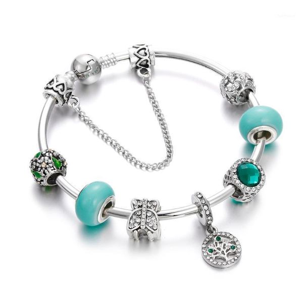 16 styles summer women bracelets & bangles diy crystal flower beads tree of life pendant round pulsera mujer girls gifts1, Black
16 styles summer women bracelets & bangles diy crystal flower beads tree of life pendant round pulsera mujer girls gifts1, Black
