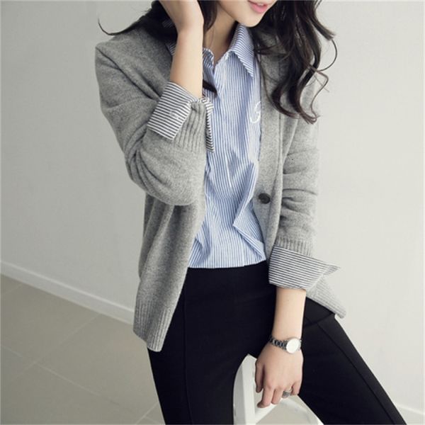 spring elegant loose button flat-breasted long sleeve with female v-neckline cardigan nightgown le5k, White;black
spring elegant loose button flat-breasted long sleeve with female v-neckline cardigan nightgown le5k, White;black