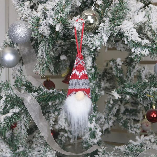 Christmas Decoration Faceless Santa Xmas Tree Ornament Doll Decoration For Home Decors Pendant Gift Drop Ornament Party Supplies Xxx