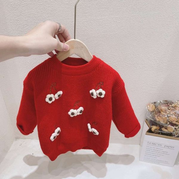 xiaobao version winter strawberry korean 2020 new children's sweater girls' embroidered round neck plush pullover nlkg, Blue
xiaobao version winter strawberry korean 2020 new children's sweater girls' embroidered round neck plush pullover nlkg, Blue