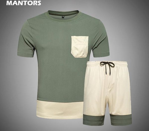 men two piece set summer short tracksuits casual t-shirts sportswear set 2020 brand mens set track suit gym clothes joggers suit cx200730, Gray
men two piece set summer short tracksuits casual t-shirts sportswear set 2020 brand mens set track suit gym clothes joggers suit cx200730, Gray