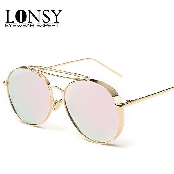 sunglasses lonsy fashion double bridge steampunk women coating sun glasses brand designer vintage sunglass uv400 oculos, White;black
sunglasses lonsy fashion double bridge steampunk women coating sun glasses brand designer vintage sunglass uv400 oculos, White;black
