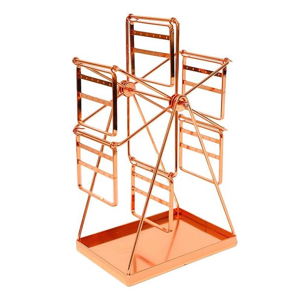 ferris wheel shaped earring organizer metal earring holder rose gold jewelry display stand decorative storage rack for, Pink;blue
ferris wheel shaped earring organizer metal earring holder rose gold jewelry display stand decorative storage rack for, Pink;blue