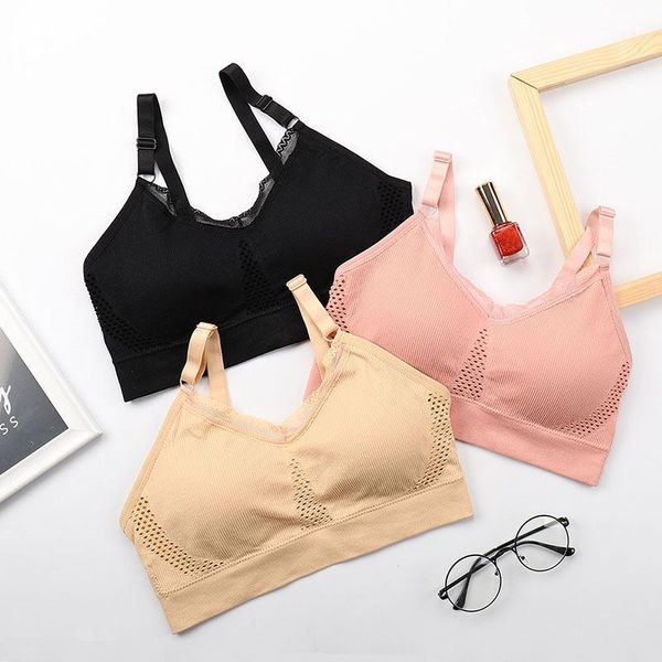 women lace patchwork wireless bras lingerie removable chest padded seamless fitness bra underwear1, Black;white
women lace patchwork wireless bras lingerie removable chest padded seamless fitness bra underwear1, Black;white