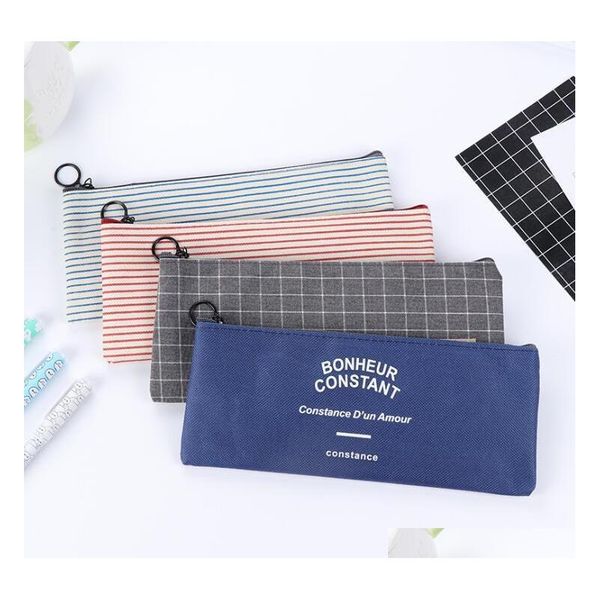 brief style grid & stripes canvas pencil bag stationery storage organizer case school supply promotional gift stationery eqi8d
brief style grid & stripes canvas pencil bag stationery storage organizer case school supply promotional gift stationery eqi8d