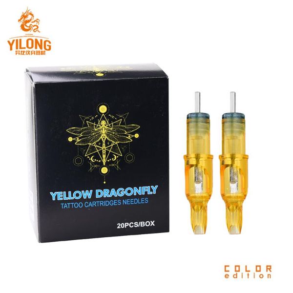 tattoo needles 20pcs disposable sterile cartridge for machine pen round liner shader supplies rl/rs/rm/m1