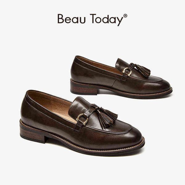 women's round head cow leather shoes and tassels hand-made flat no shoelaces spring 27418 2 9, Black
women's round head cow leather shoes and tassels hand-made flat no shoelaces spring 27418 2 9, Black