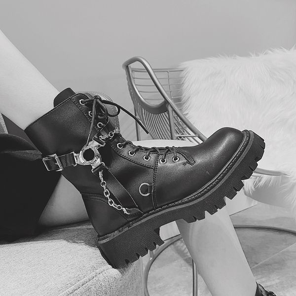 metal women zip chains rivet motorcycle women's shoes super high heels platform rock gothic biker boots fvqh, Black
metal women zip chains rivet motorcycle women's shoes super high heels platform rock gothic biker boots fvqh, Black